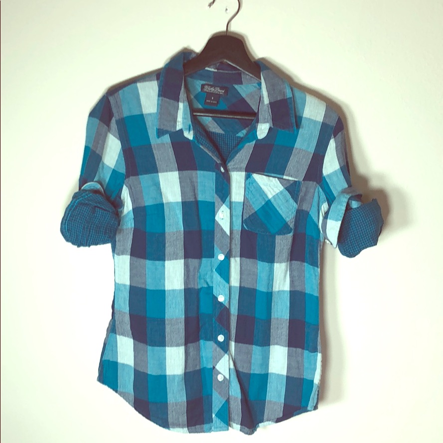 Lucky Brand Blue Flannel